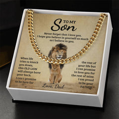 Never Forget - Cuban Link Chain